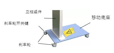 移动摄片架安装