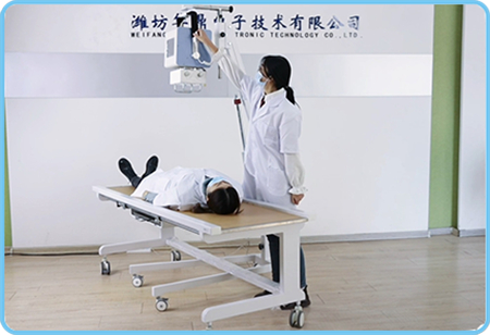 华鼎电子X光机使用拍摄中