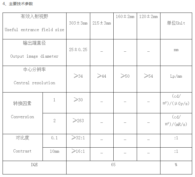 j技术参数